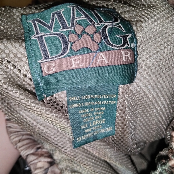 Mad Dog Gear Size L Brown Hunting Pants with Carhartt Brown Beanie - Picture 6 of 10